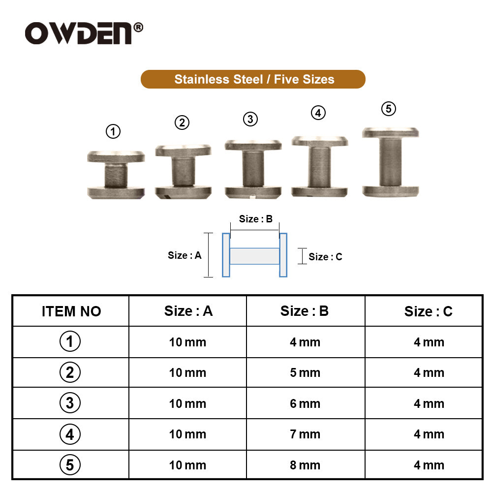 Flat Screw Posts