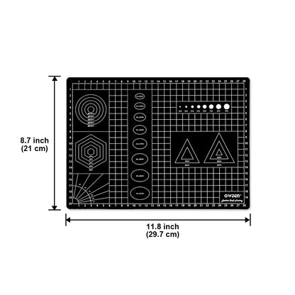 Établi de tapis de coupe en PVC pour l'artisanat du cuir (taille: 10*10 cm/A2/A3/A4)