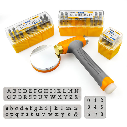 65Pc Metal Stamps Tools Set - Art Font