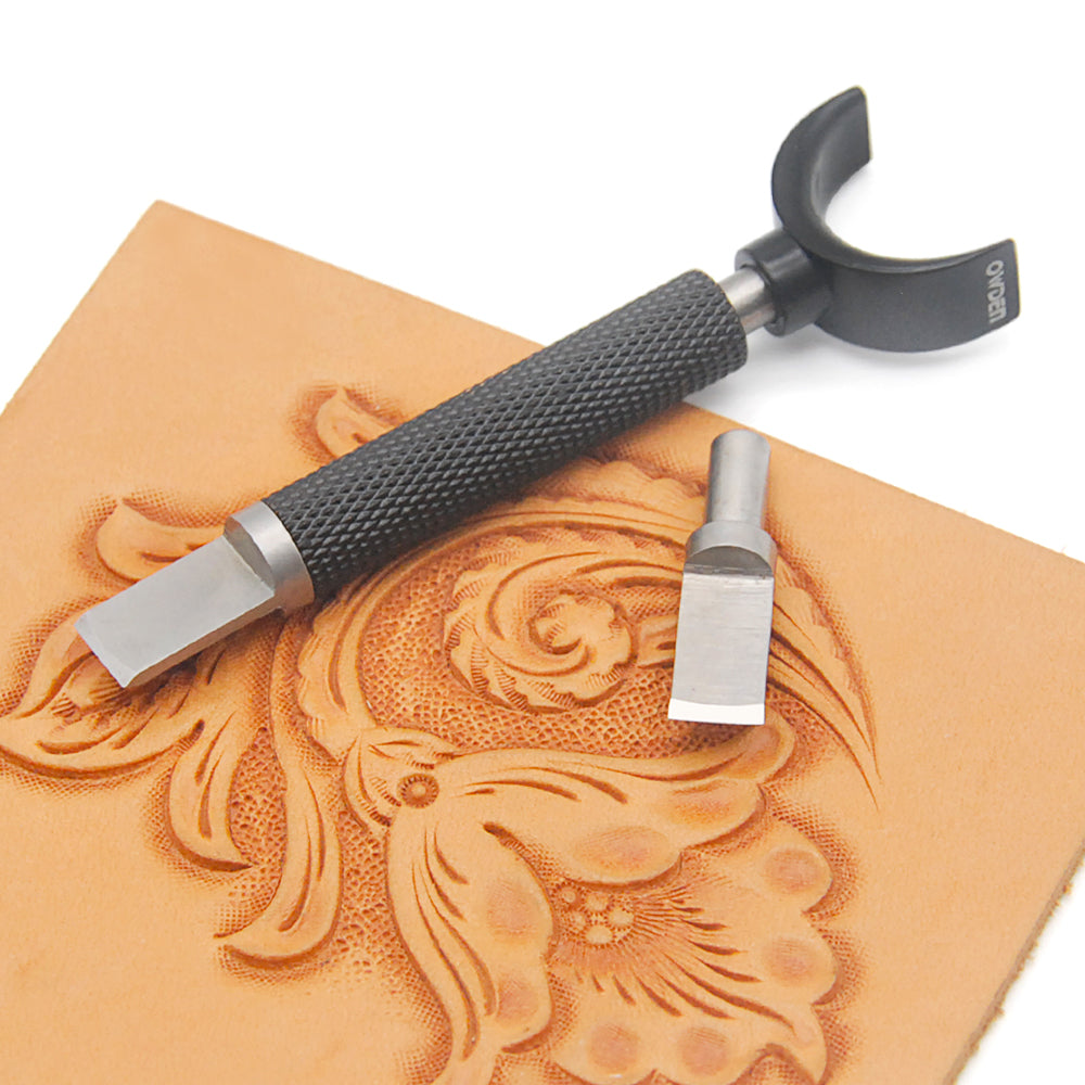 Becho Adjustable Rotary Carving Knife Cut Blade Swivel Knife Leather  Leathercraft Working Tool
