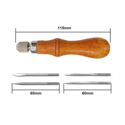 4 In 1 Awl Tool (Wooden Handle)