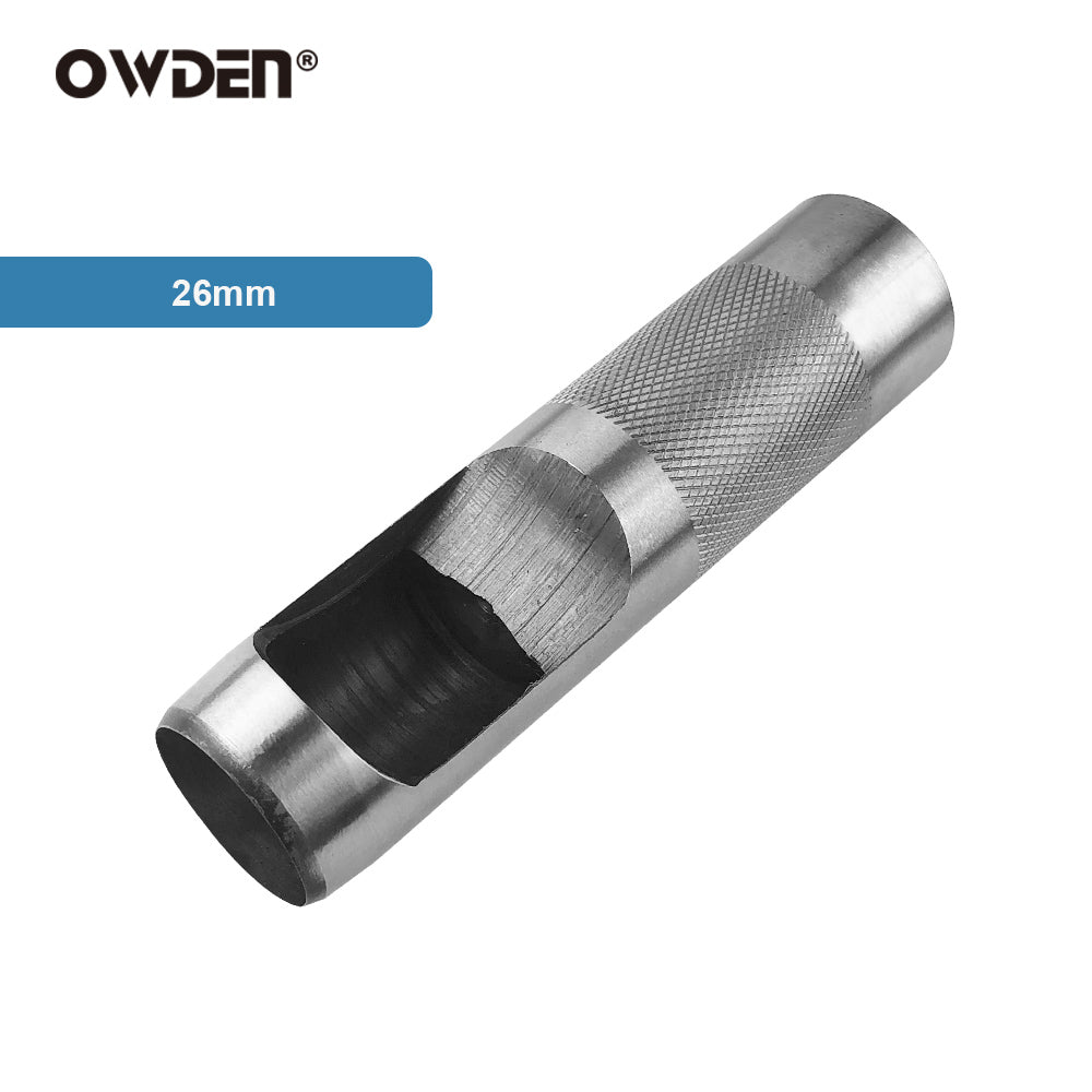 OWDEN Silver Round Hole Punches Tools 1mm-28mm Hollow punches set