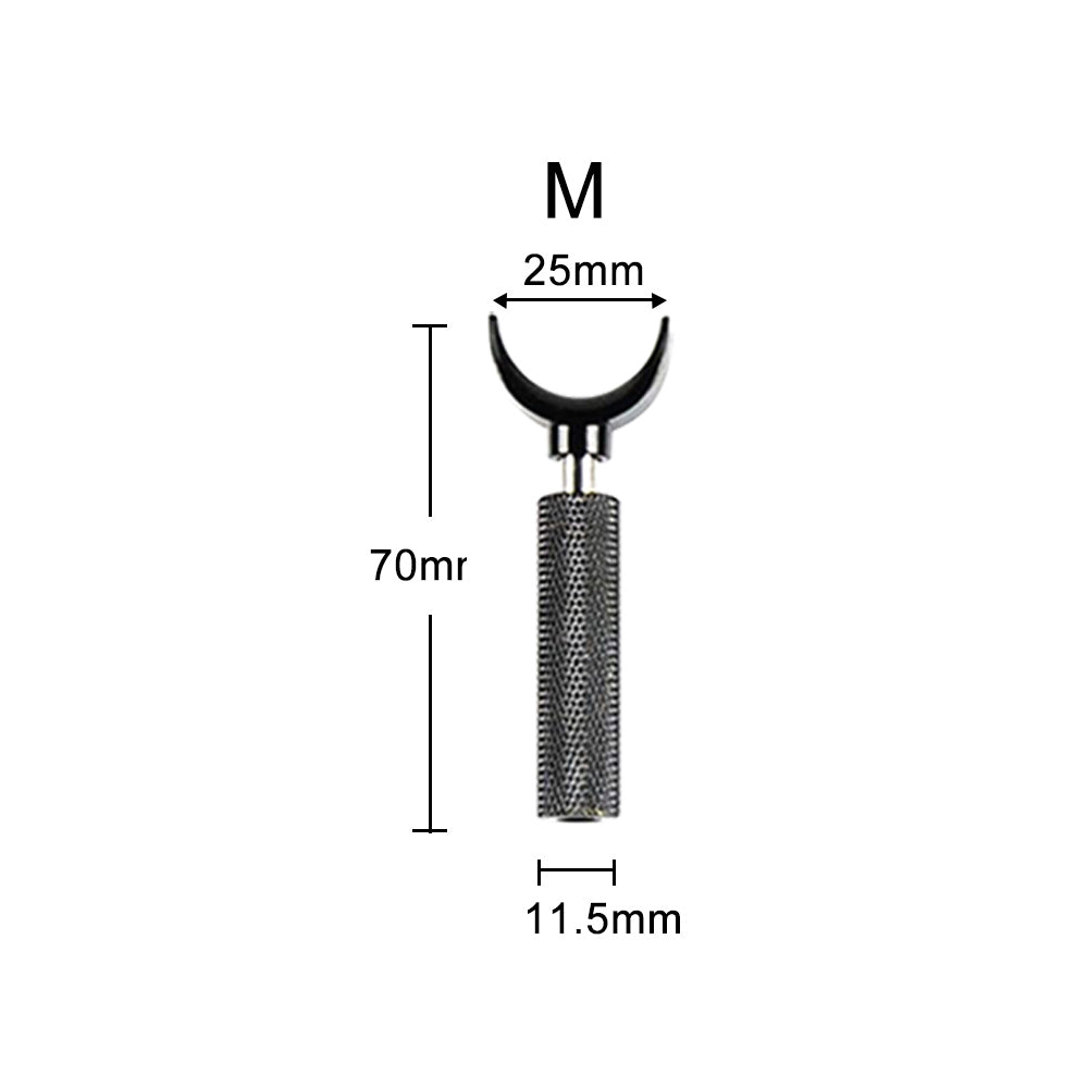 Couteau pivotant en cuir avec 2 tailles de lame réglable en hauteur (taille : S, M, L)
