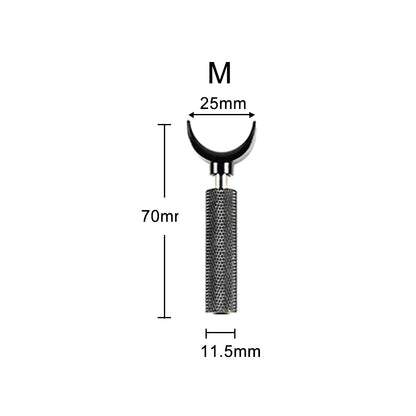Couteau pivotant en cuir avec 2 tailles de lame réglable en hauteur (taille : S, M, L)